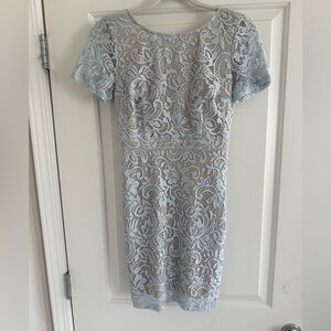 Forever 21 Backless Blue Lace size small